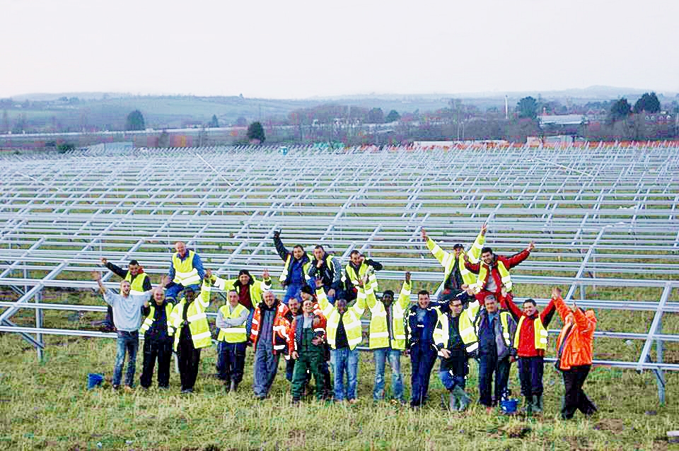 Photovoltaik-Park Evesham, England